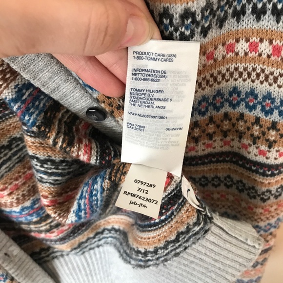 Tommy Hilfiger Multi-Color Cardigan - Picture 6 of 6